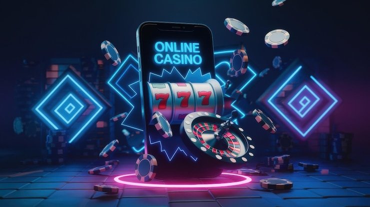 Meja kartu digital dan fokus keamanan akun